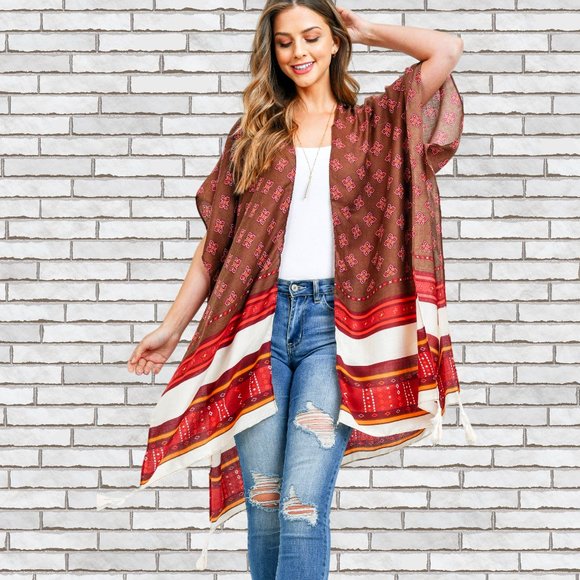 Boutique Accessories - Bohemian Kimono